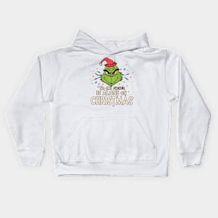 No one should be alone on christmas Kids Hoodie